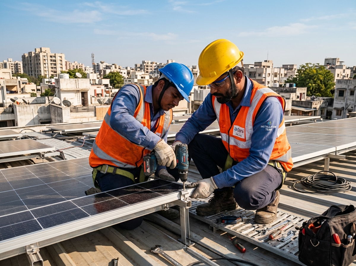 Indian Rooftop Site Work