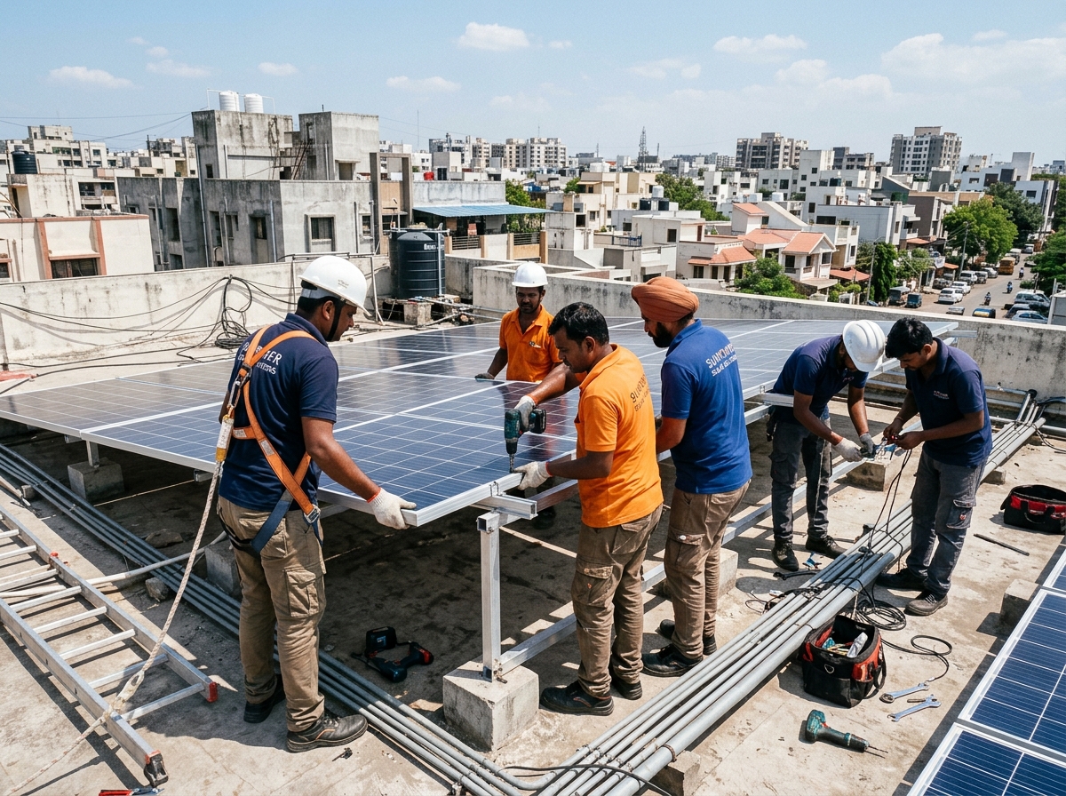 Solar Installation Team in India